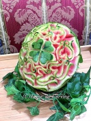 <center>花心を作らない</center><center>デザイン構成</center><center>(スイカ）</center>