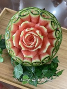 <center>Step8</center><center>フルーツ作品</center><center>（スイカ）</center>